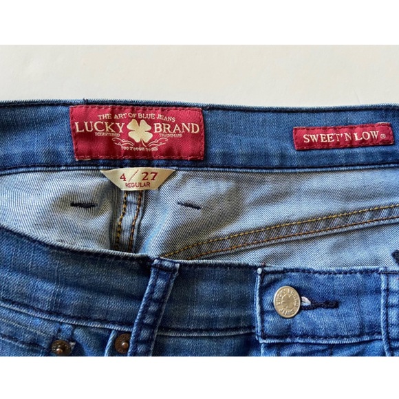 Lucky Brand Sweet N Low Bootcut Jeans 4x30 - Picture 7 of 10